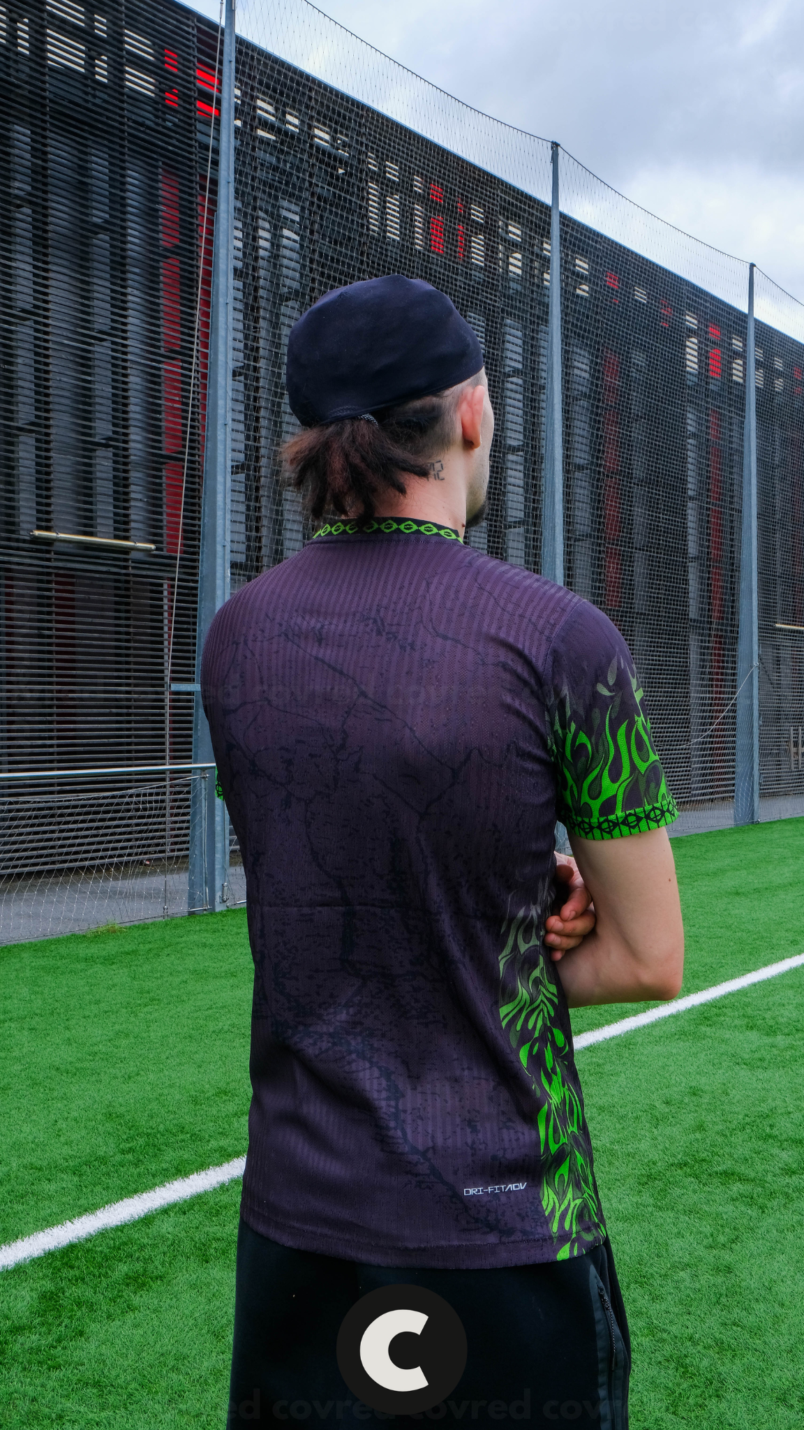 Brésil – Maillot Concept 2026 – Noir, Vert Fluo - Covred