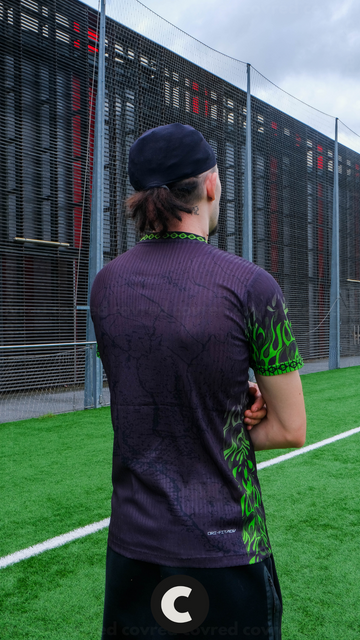 Brésil – Maillot Concept 2026 – Noir, Vert Fluo - Covred