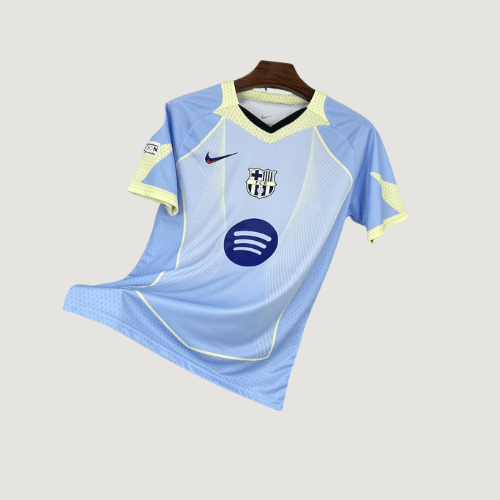 FC Barcelone – Maillot Concept 25/26 – Bleu Ciel & Jaune Pâle - Covred