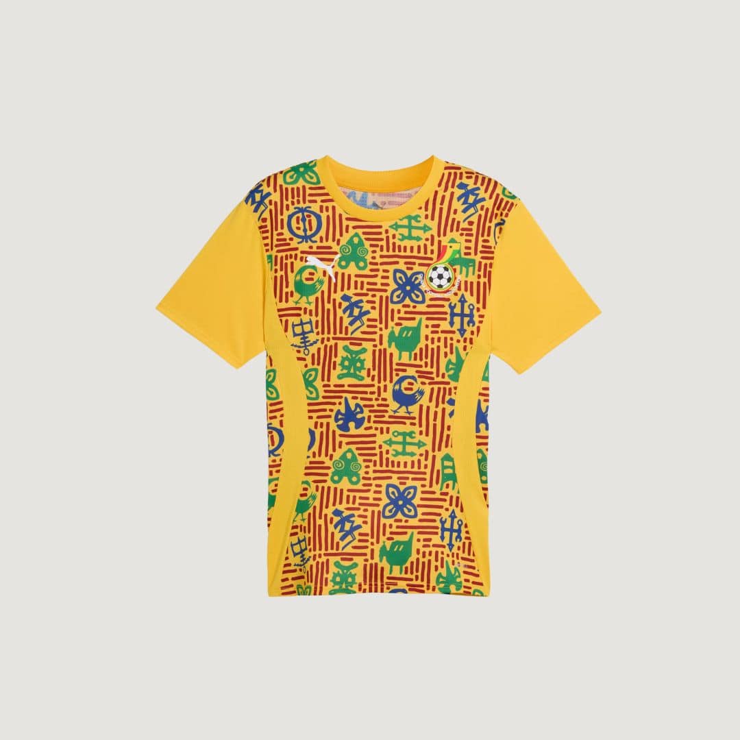 Ghana - Maillot d'avant-match 24/25 - Jaune - Covred