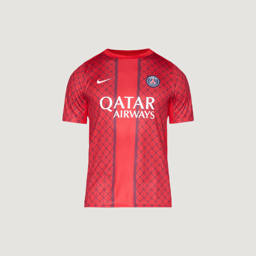Paris Saint-Germain – Maillot Pré-Match 2025/2026 – Rouge & Bleu Nuit - Covred