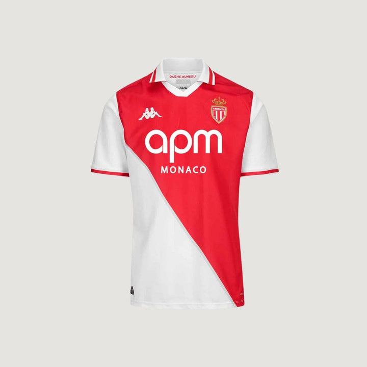 AS Monaco - Maillot domicile 24/25 - Rouge, Blanc - Covred