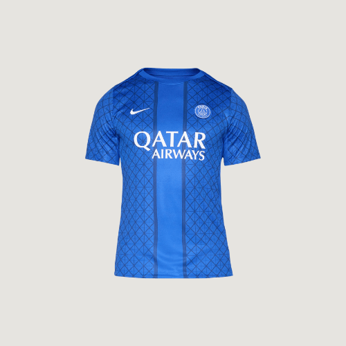Paris Saint-Germain – Maillot Pré-Match 2025/2026 – Bleu Électrique & Marine - Covred
