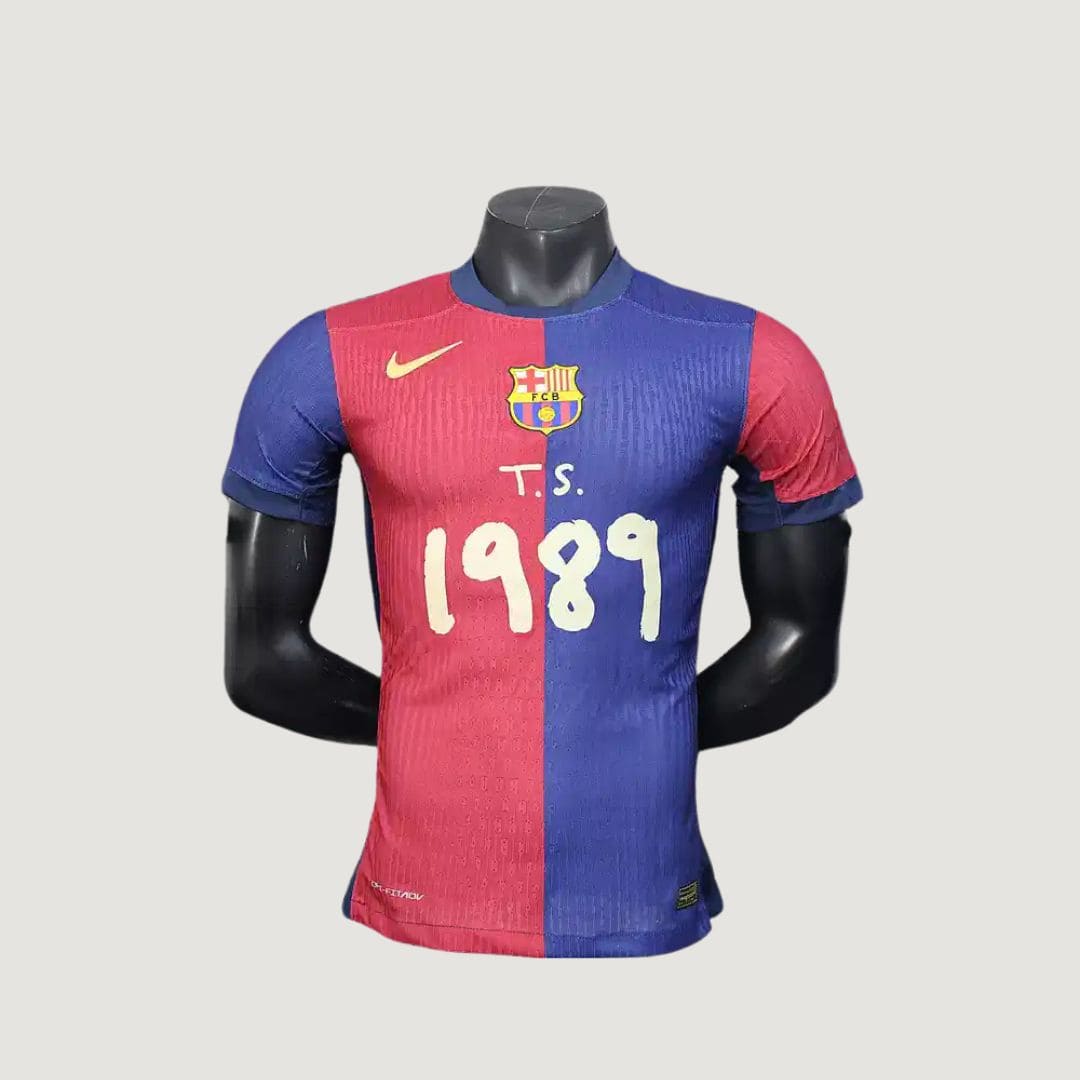 FC Barcelone – Maillot Spécial 2025/26 “1989 Edition” – Bleu & Rouge grenat ( Player ) - Covred