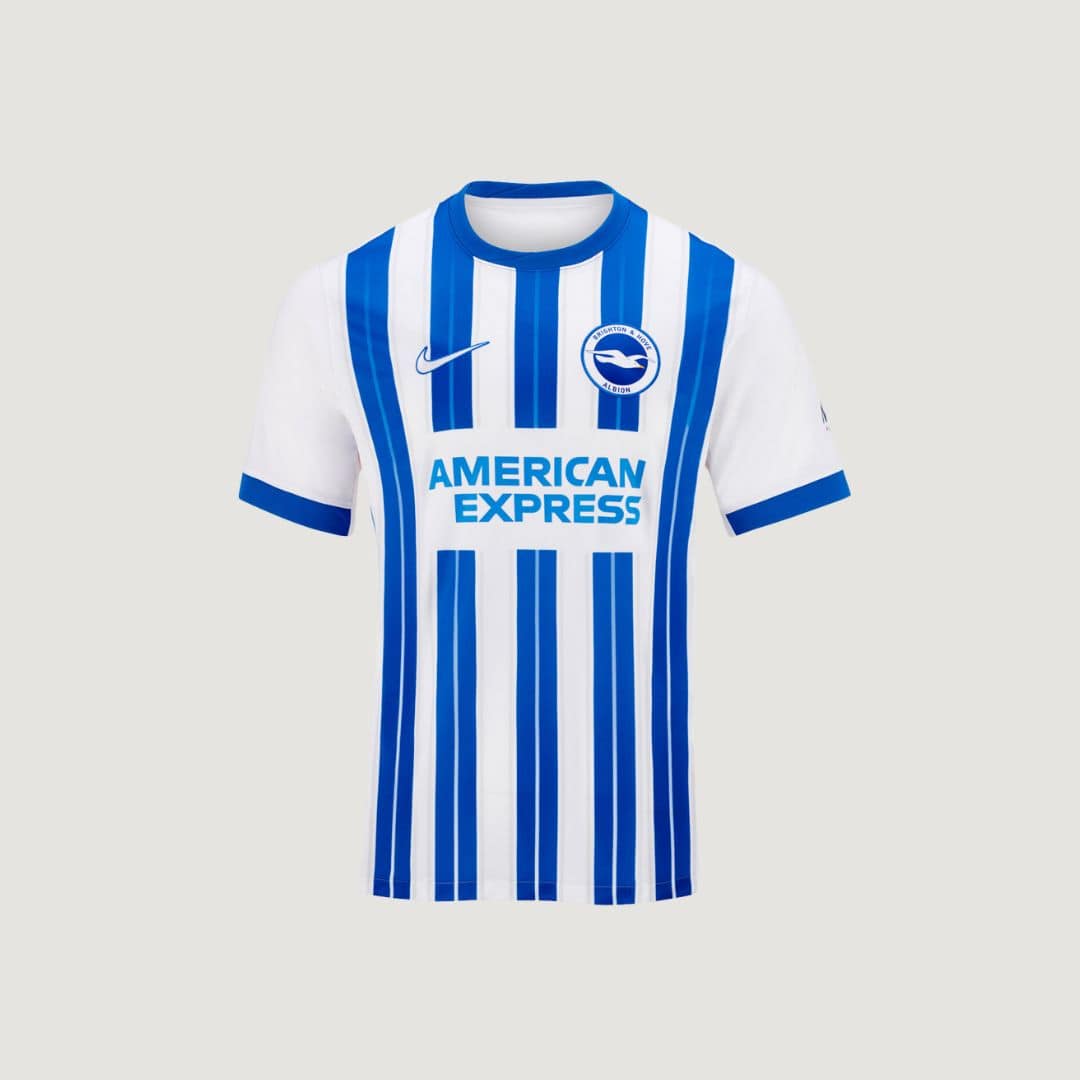 Brighton - Maillot Domicile 24/25 - Bleu, Blanc - Covred