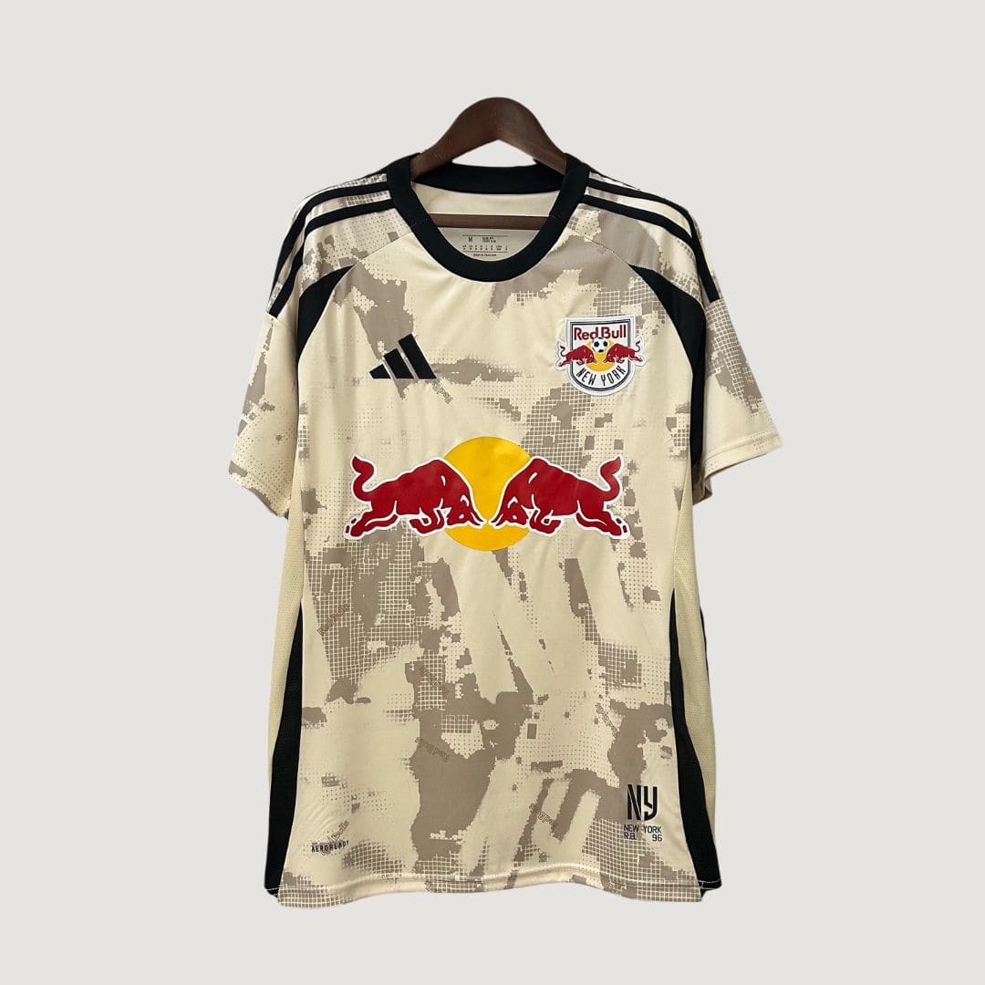 New York Red Bulls – Maillot Extérieur 2025/2026 – Beige - Covred