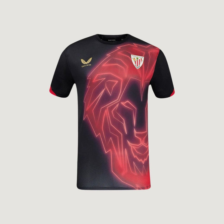 Athletic Bilbao - Maillot pré-match 24-25 - Noir, Rouge - Covred