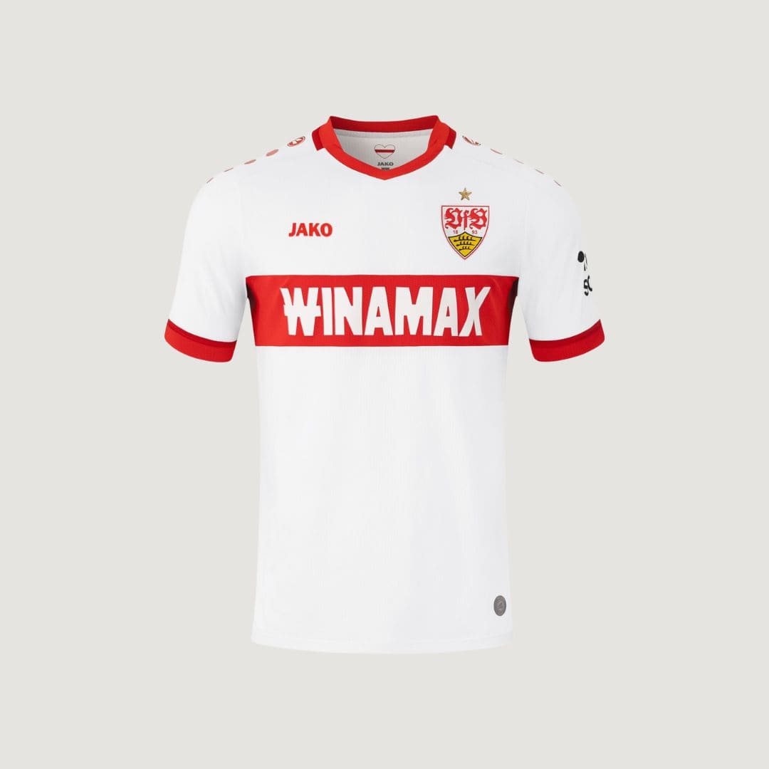 VfB Stuttgart - Maillot Domicile 24/25 - Blanc, rouge - Covred