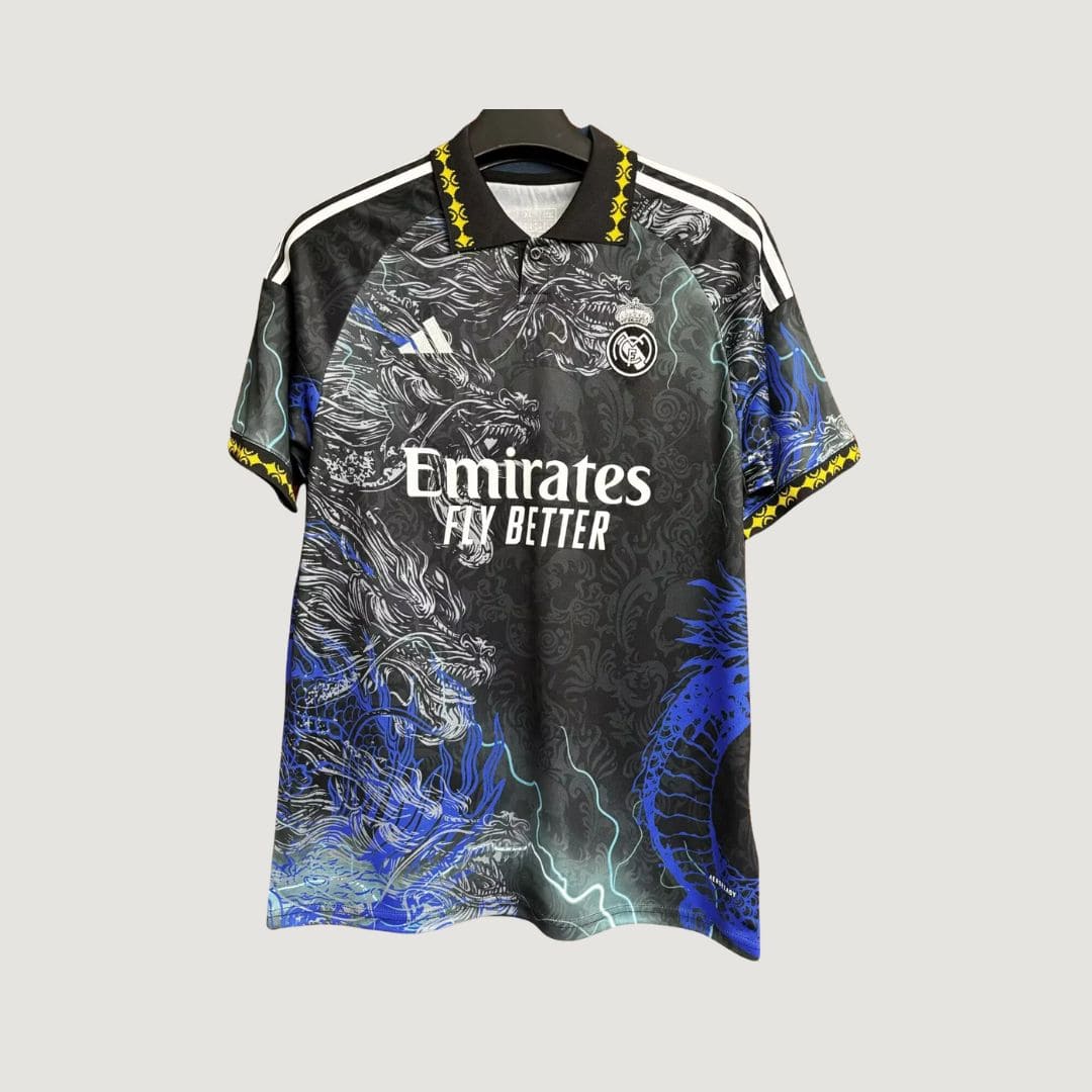 Real Madrid - Maillot Concept - Dragons Noir, Bleu - Covred