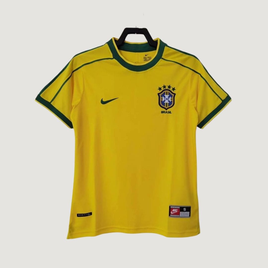 Brésil - Maillot Rétro 1998 - Jaune - Covred