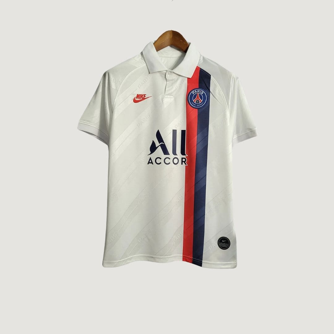 Paris Saint Germain ( PSG ) - Maillot Rétro 19/20 - Blanc - Covred