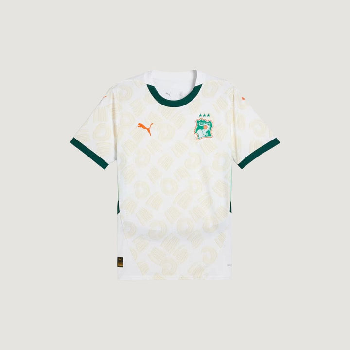 Côte d’Ivoire - Maillot Extérieur 24/25 - Blanc, Vert - Covred