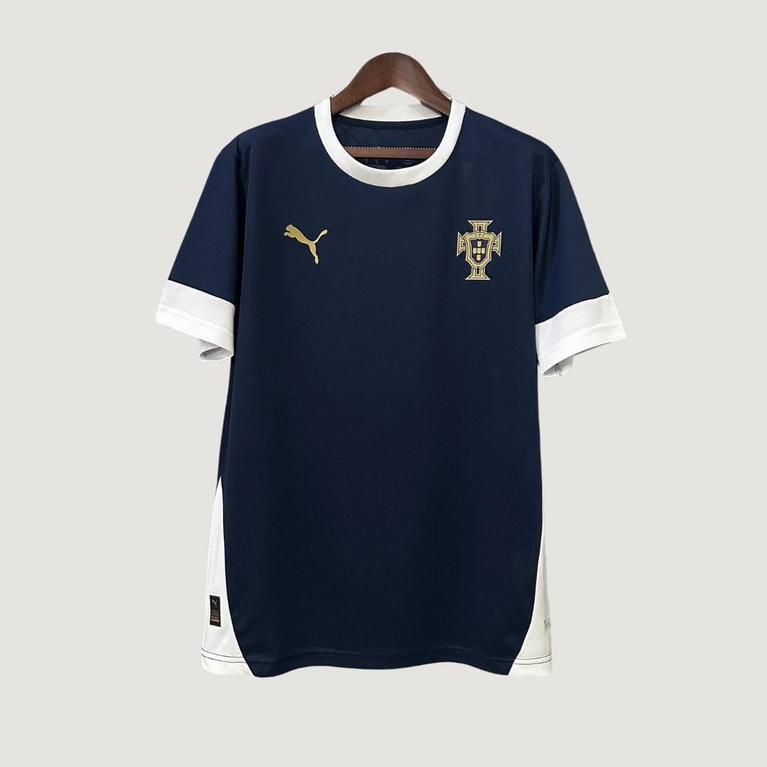 Portugal – Maillot d’Entraînement 25/26 – Bleu Marine & Blanc - Covred