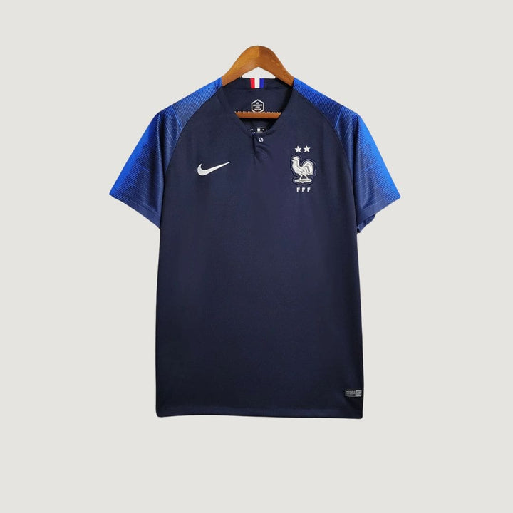 France - Maillot rétro 2018 - Bleu - Covred