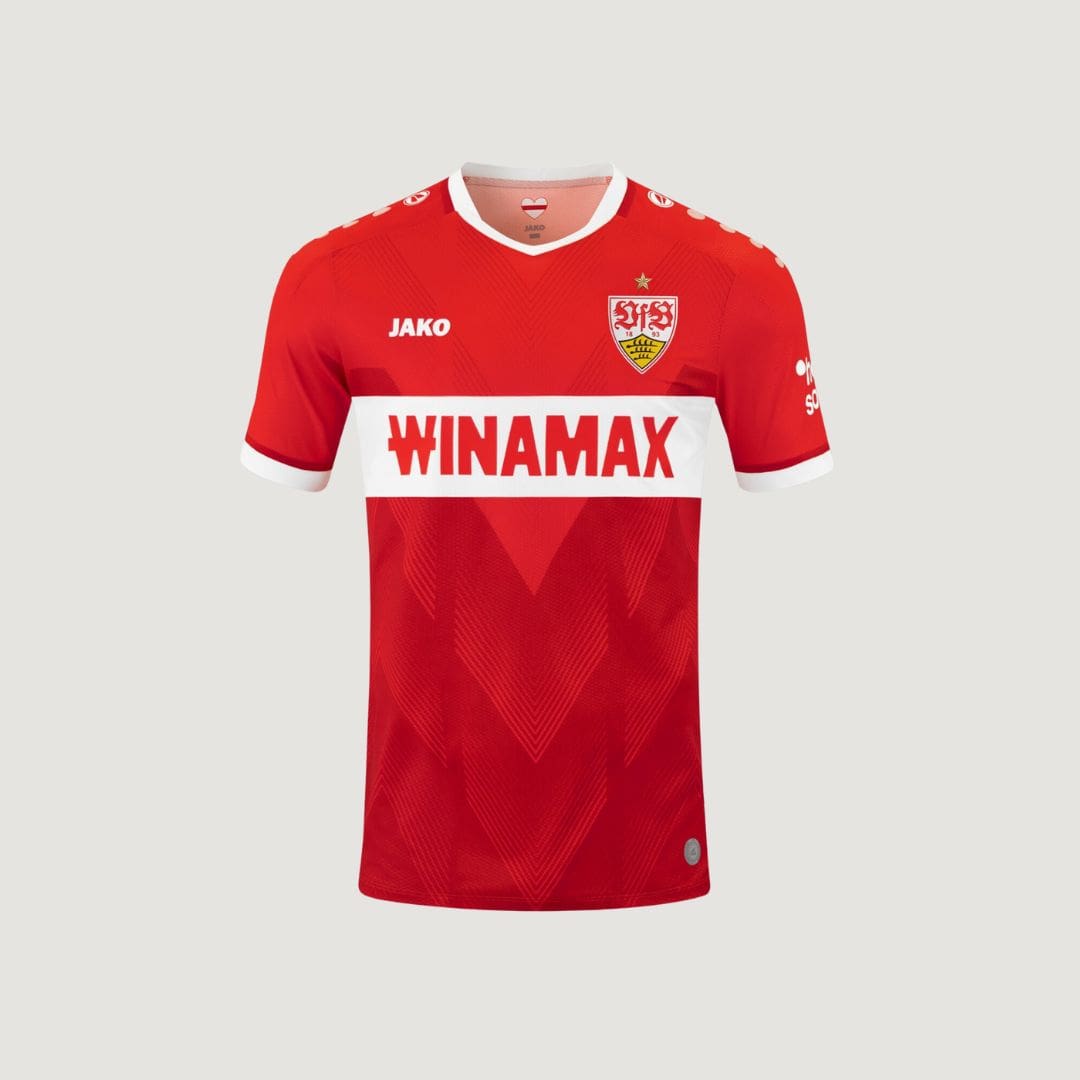 VfB Stuttgart - Maillot extérieur 24/25 - Rouge, Blanc - Covred