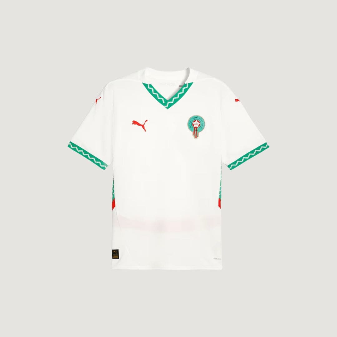 Maroc - Maillot Extérieur 24/25 - Blanc, Vert, Rouge - Covred