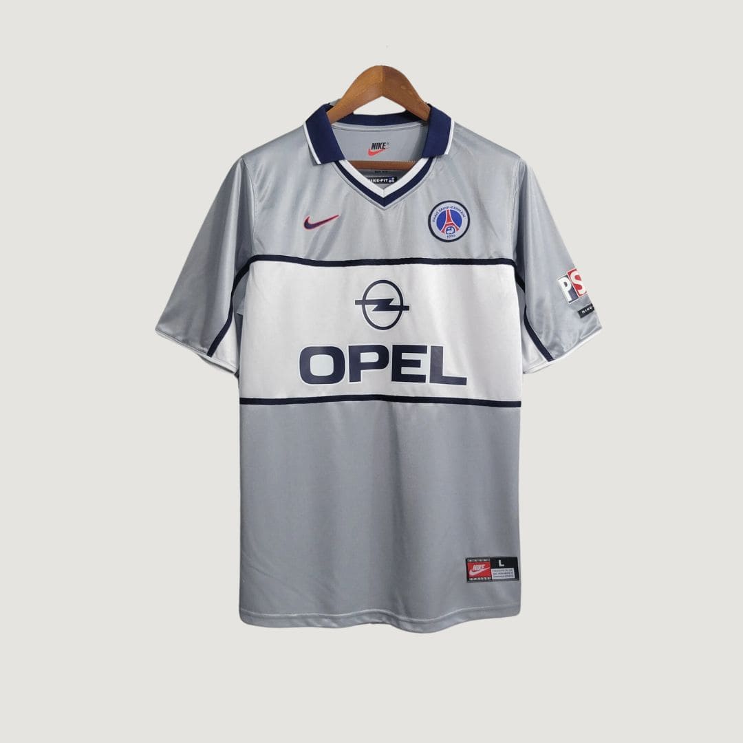 Paris Saint Germain ( PSG )  - Maillot Rétro 2000 - Gris - Covred