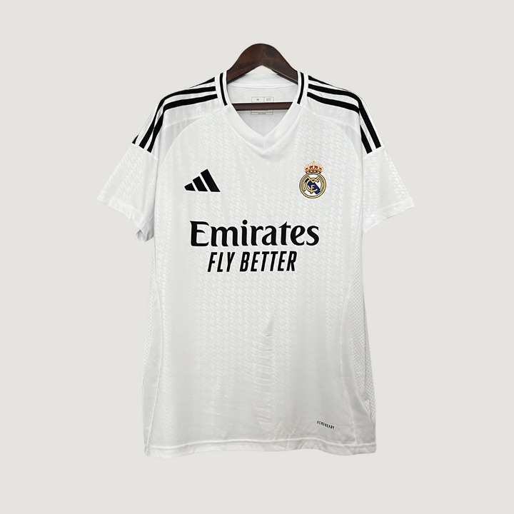 Real Madrid - Maillot Domicile 24/25 - Blanc / Noir ( Fan ) - Covred