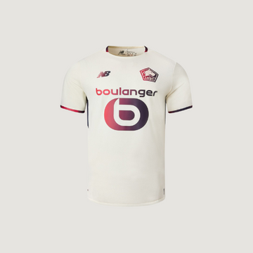LOSC Lille – Maillot Extérieur 25/26 – Blanc, Granat - Covred
