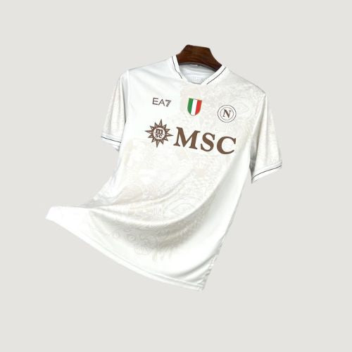 SSC Napoli – Maillot Extérieur 25/26 – Blanc,Beige - Covred