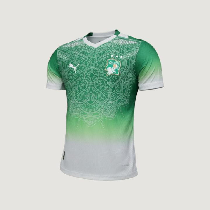 Côte d’Ivoire – Maillot Concept 2026 – Vert, Blanc