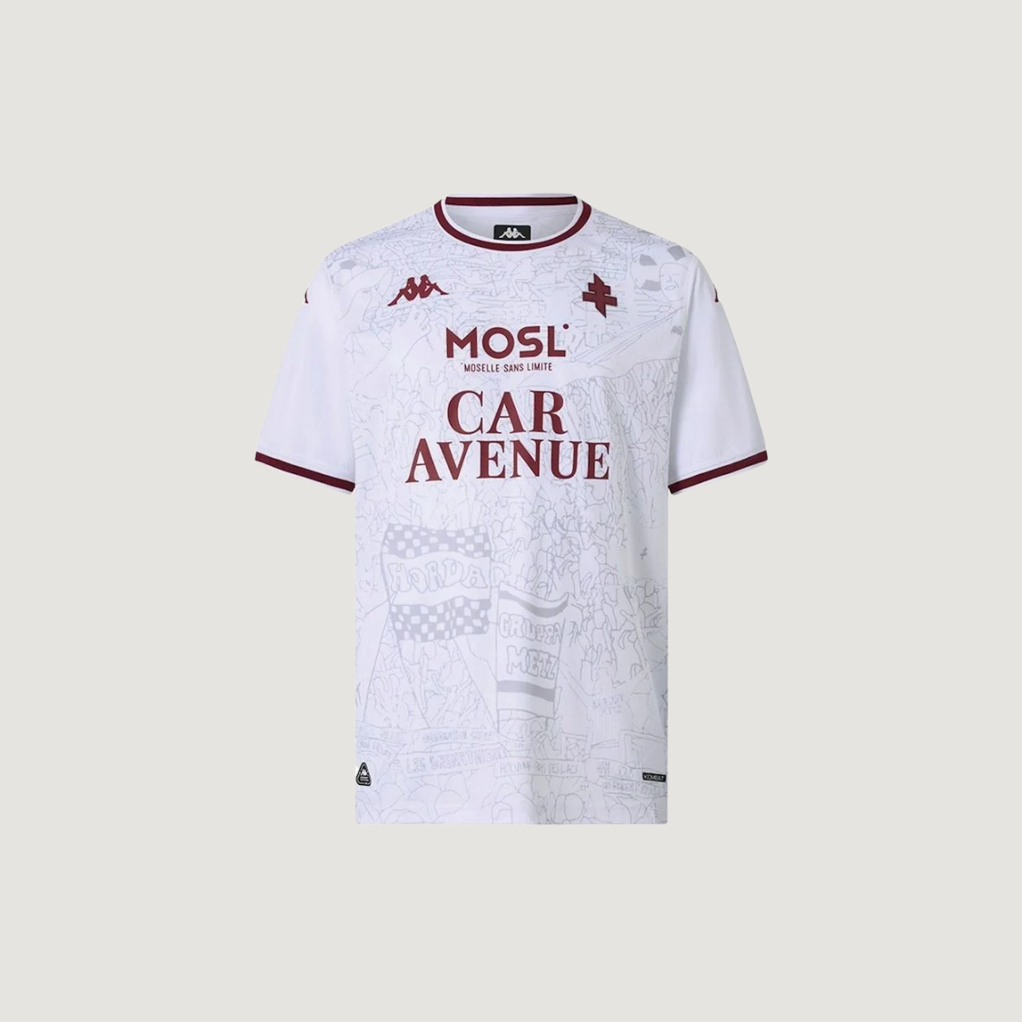 FC Metz – Maillot Domicile 2025/26 – Blanc - Covred
