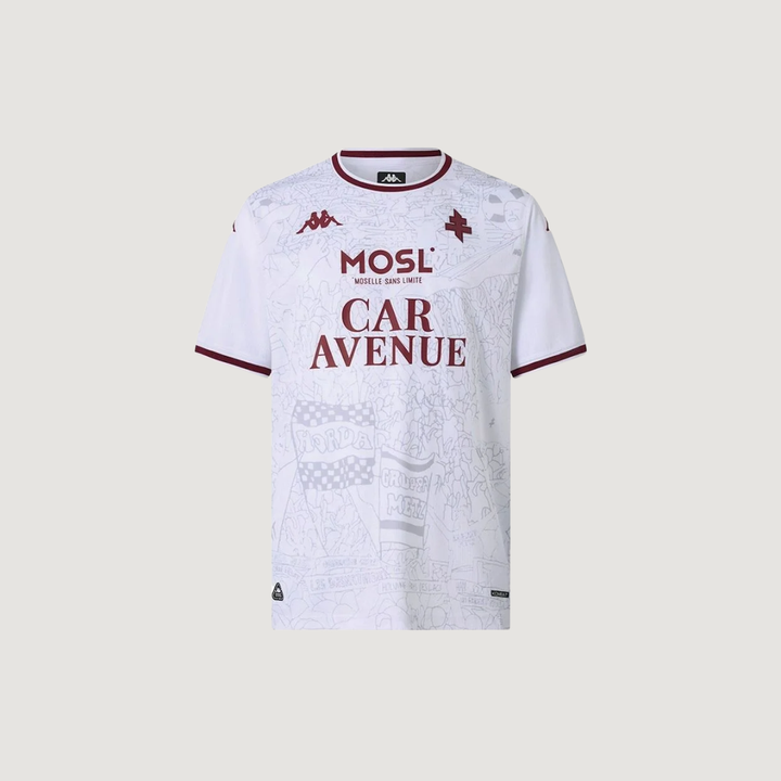 FC Metz – Maillot Domicile 2025/26 – Blanc - Covred