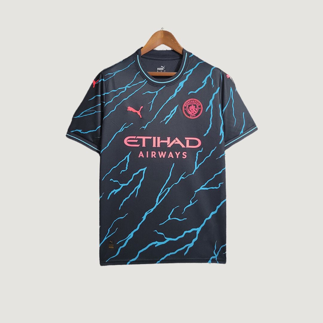 Manchester City - Maillot Extérieur 23/24 - Noir - Covred