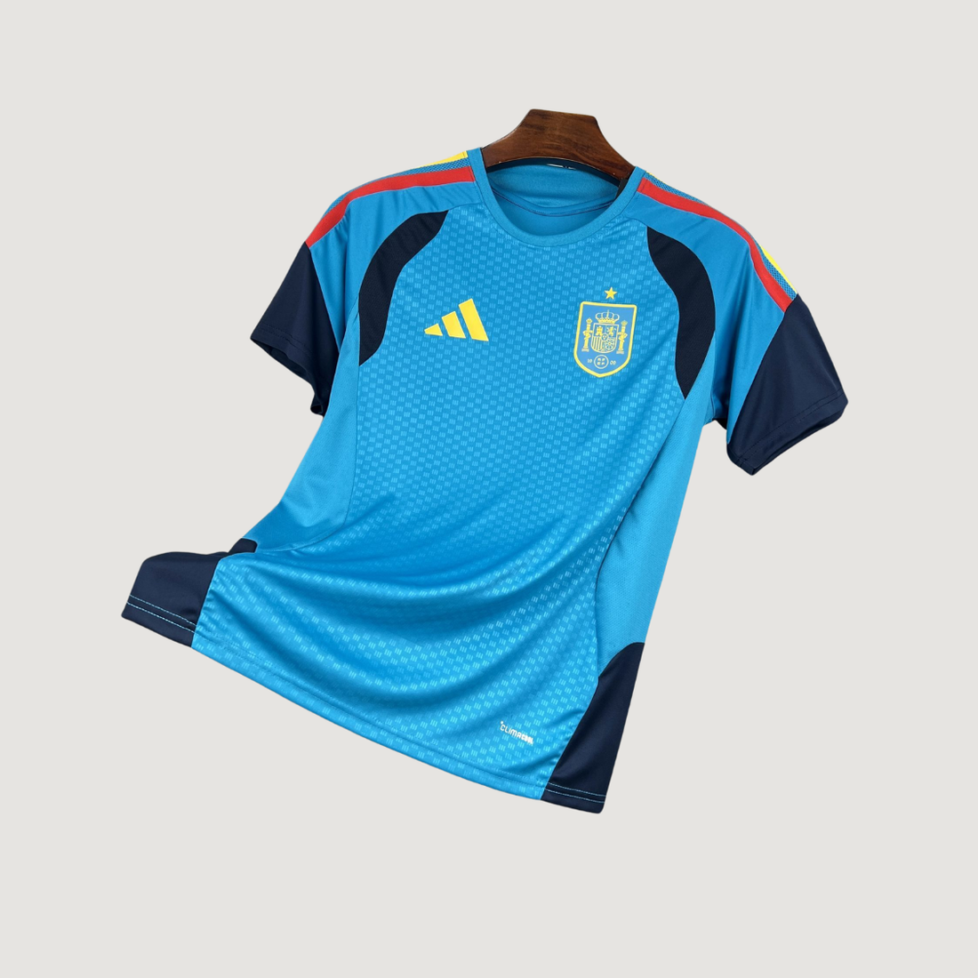 Espagne – Maillot Pré-Match 2026 – Bleu & Jaune - Covred