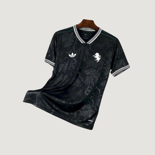 Juventus – Maillot Third 2025/26 – Noir/Gris Motif Floral - Covred