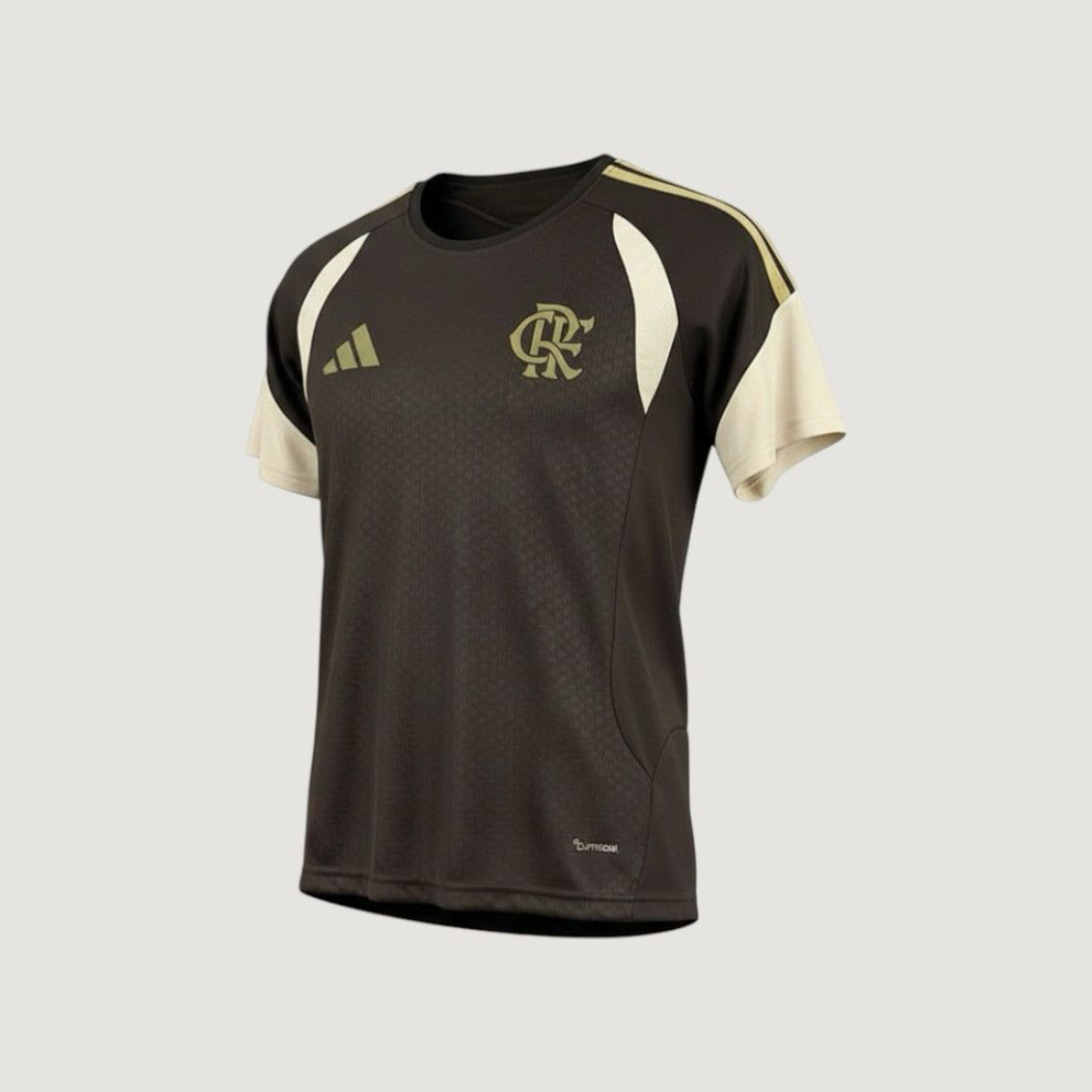 Flamengo – Maillot Pré-Match 2025/26 Homme – Marron, Beige - Covred