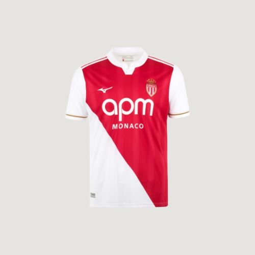 AS Monaco - Maillot domicile 25/26 - Rouge, Blanc - Covred