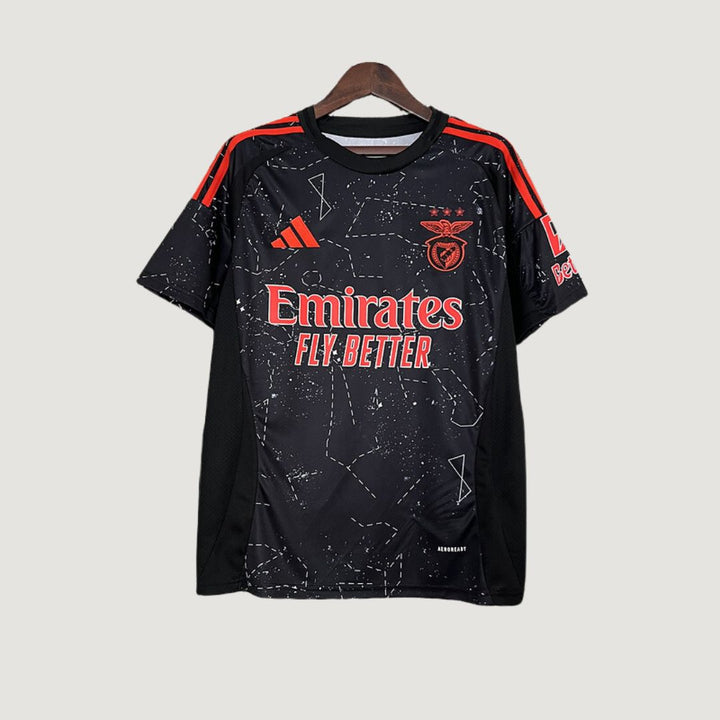 S.L. Benfica - Maillot Extérieur 24/25 - Noir, Rouge - Covred