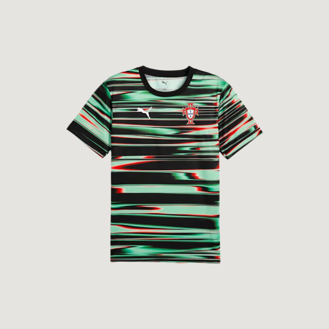 Portugal - Maillot d’avant-match 2025 - Noir, Vert, Rouges - Covred