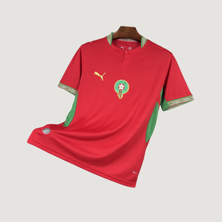 Maroc – Maillot Domicile 2026 – Rouge, Vert - Covred