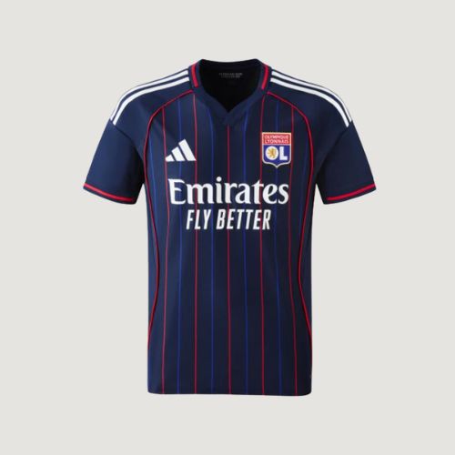 Olympique Lyonnais – Maillot Extérieur 25/26 – Bleu Marine/Rouge - Covred