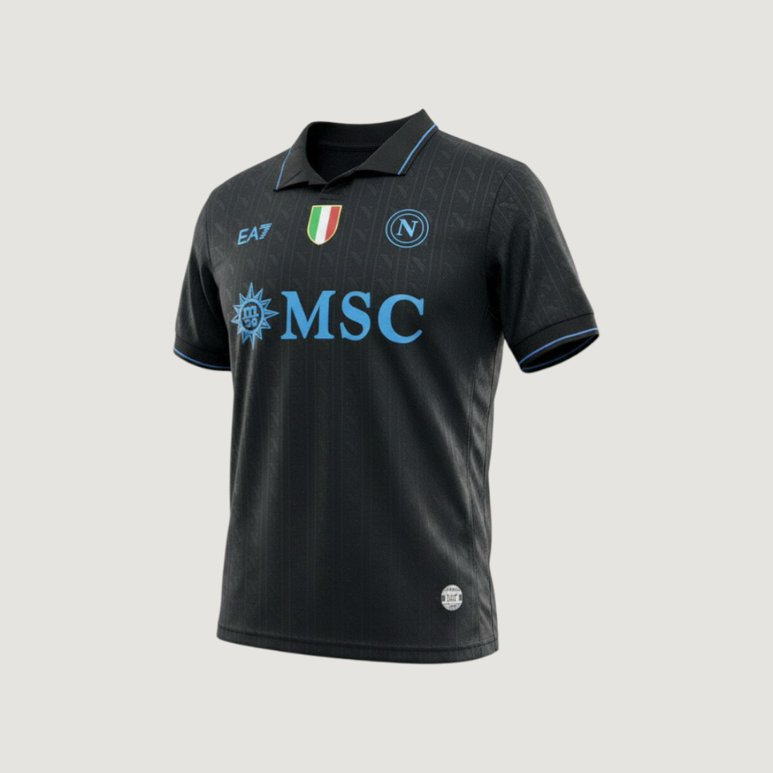 Naples – Maillot Extérieur 2025-26 – noir - Covred