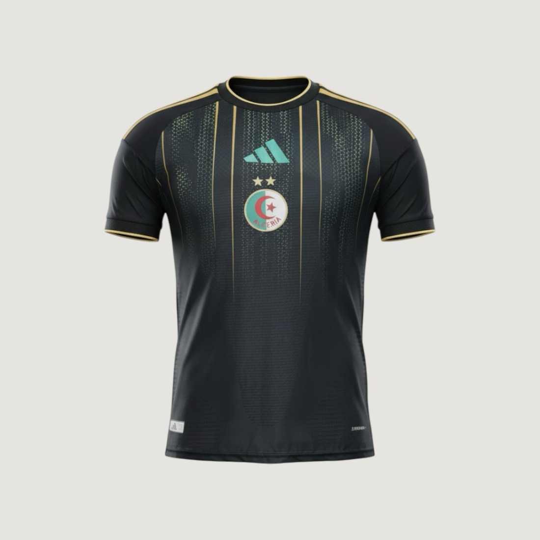 Algérie – Maillot Concept 2025-2026 – Noir, Or, Vert - Covred