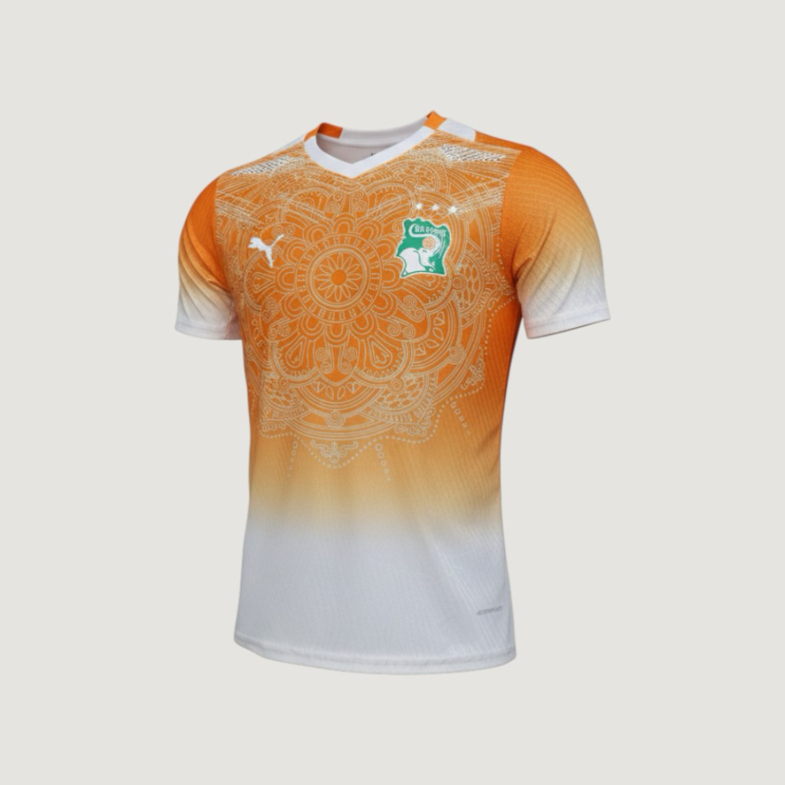 Côte d’Ivoire – Maillot Concept 2026 – Orange, Blanc