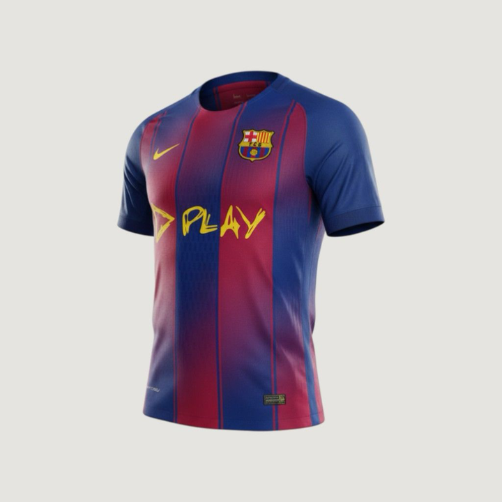 FC Barcelone – Maillot Domicile 2025/26 Version Joueur – Bleu, Rouge
