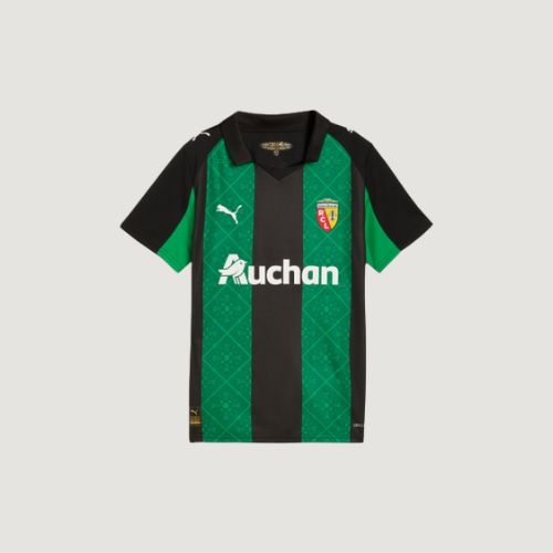 RC Lens – Maillot Extérieur 2025/26 – Noir & Vert - Covred