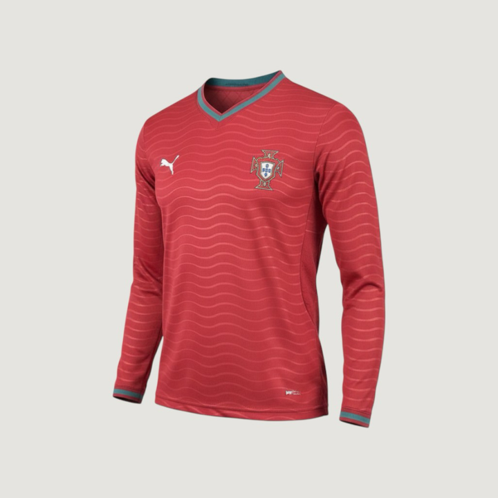 Portugal – Maillot Domicile Manches Longues Coupe du Monde 2026 – Rouge, Vert - Covred