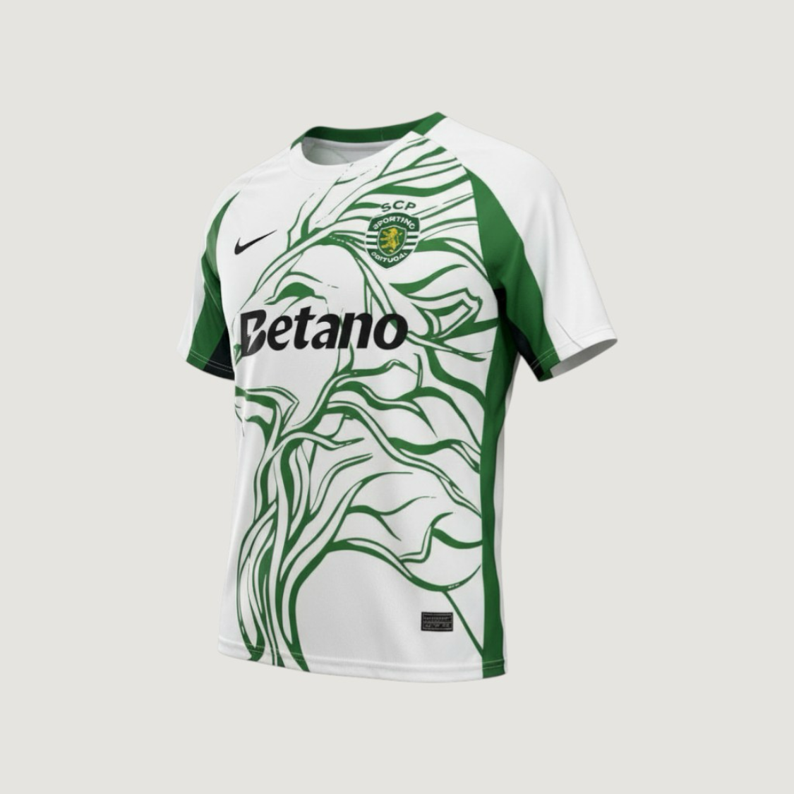Sporting CP – Maillot Concept 2025-26 – blanc, vert - Covred