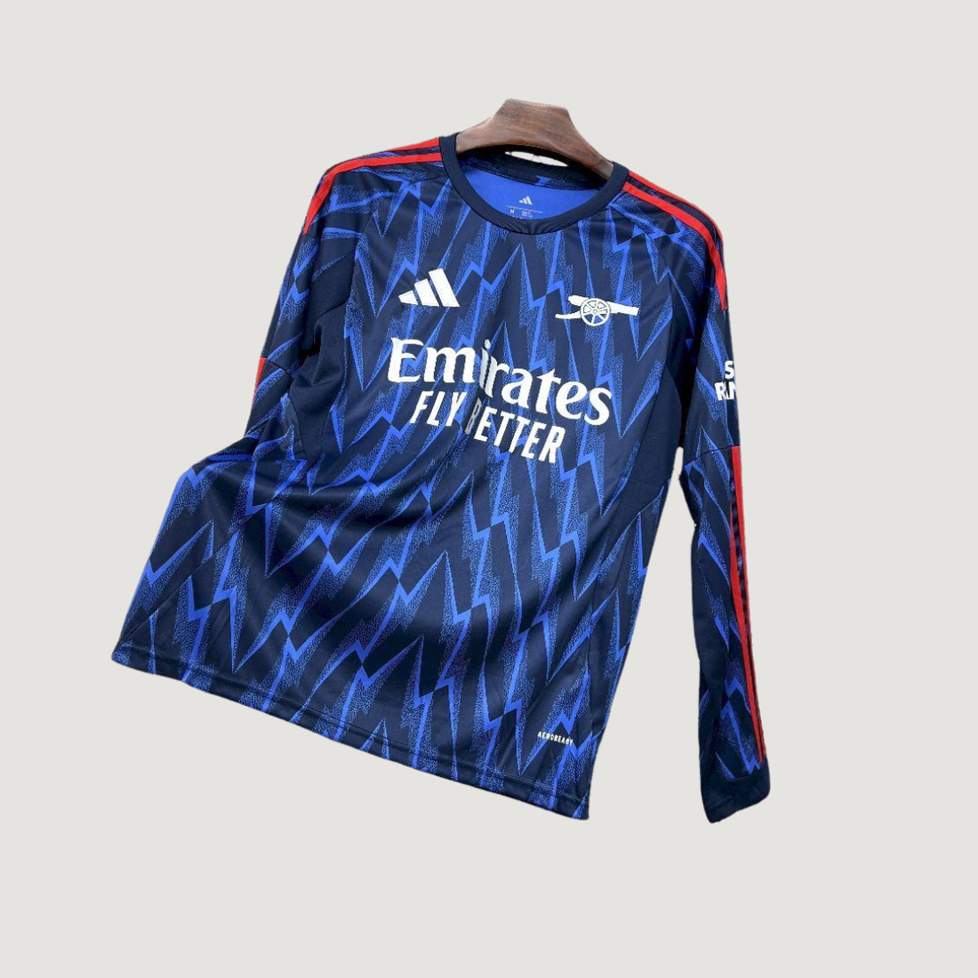Arsenal – Maillot Extérieur Manches Longues 2025/26 – Bleu marine - Covred