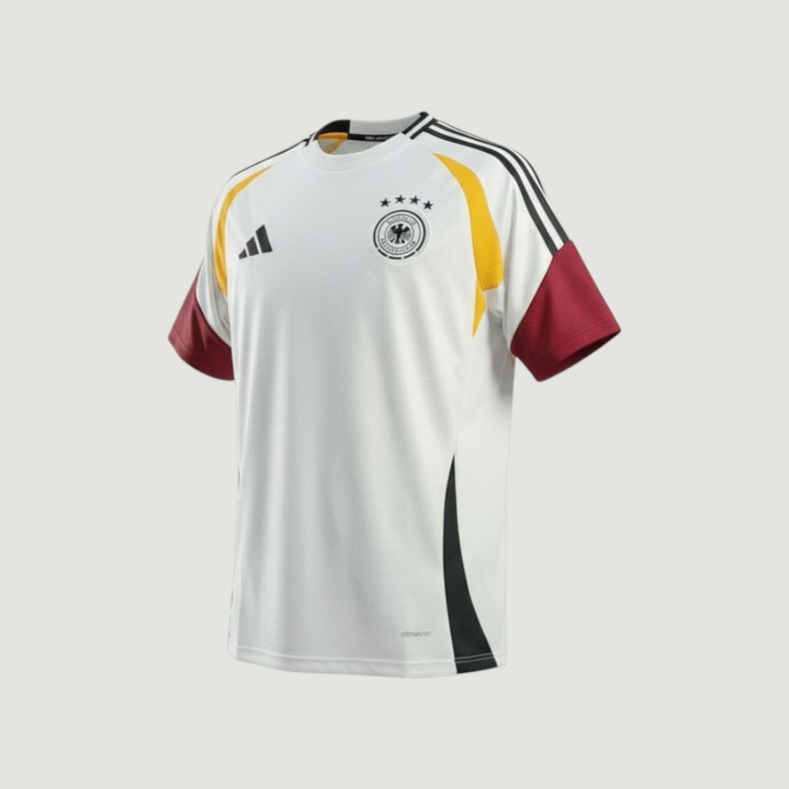 Allemagne – Maillot Entraînement 2026 – Blanc, Noir, Jaune, Rouge