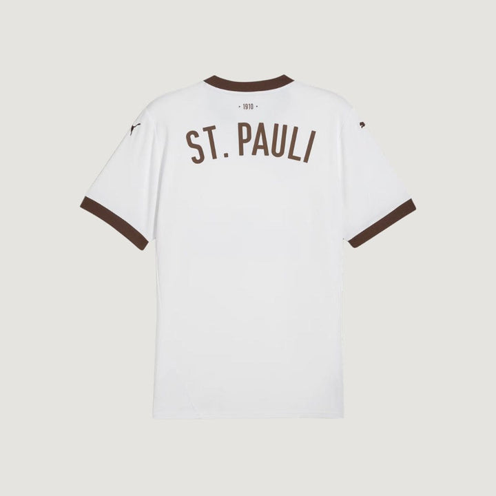 FC St. Pauli - Maillot Extérieur 24-25 - Blanc, Marron - Covred