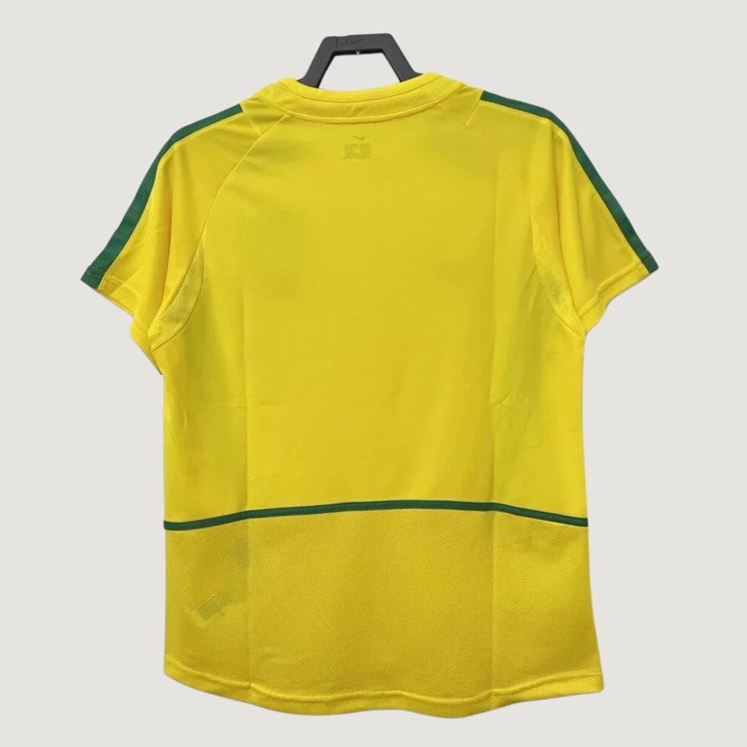 Brésil - Maillot Rétro 2002 - Jaune,Vert - Covred