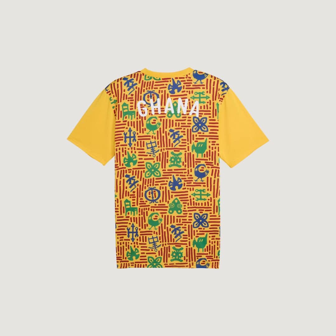 Ghana - Maillot d'avant-match 24/25 - Jaune - Covred