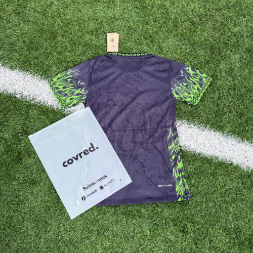 Brésil – Maillot Concept 2026 – Noir, Vert Fluo - Covred