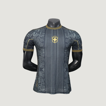 Brésil – Maillot Concept 2026 – Noir, Gris, Or - Covred